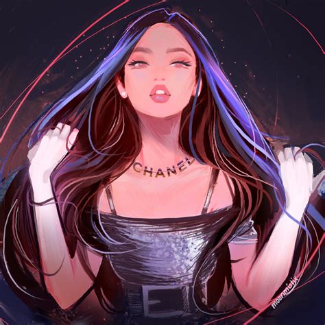 Moon 🍒 On Twitter Digital Art Girl Art Girl Anime Art Girl