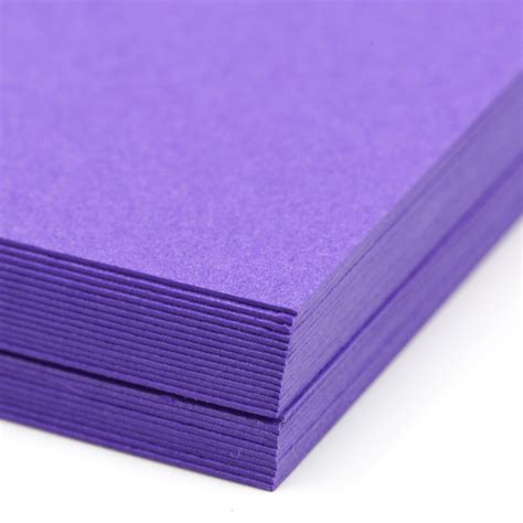 Colorplan Purple 85x11 100lb Cover 100pk Paper Envelopes Cardstock