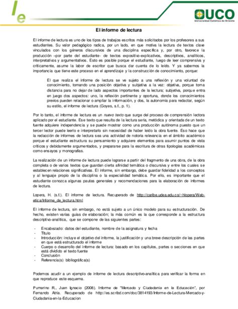 Pdf El Informe De Lectura Jose Luis Gonzalez