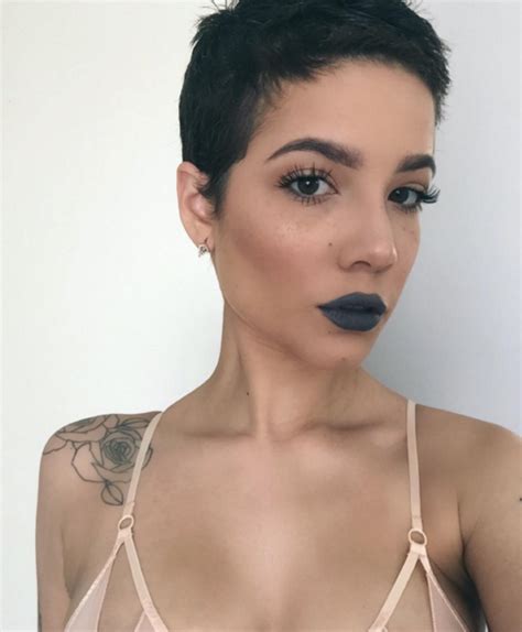 Downright negatively to the photo because of how they perceived halsey's hair. Halsey with Long Hair - Halsey Pixie Haircut | Teen Vogue