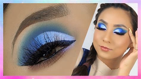 Maquillaje Azul Y Blanco Maquillaje Completo Blue Makeup ♥♥♥ Andy