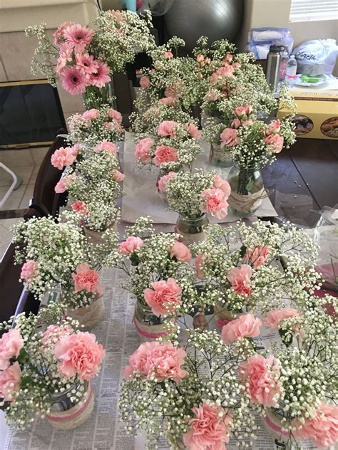 34 Babys Breath Wedding Centerpieces You Will Like