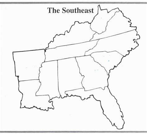 You can download all the image about home and design for free. Blank Map Of Southeast United States | Printable Map