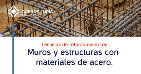 Técnicas para reforzar muros y estructuras con materiales de acero