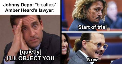 Johnny Depp And Amber Heards Trial Is A Wreck And These 30 Memes Sum