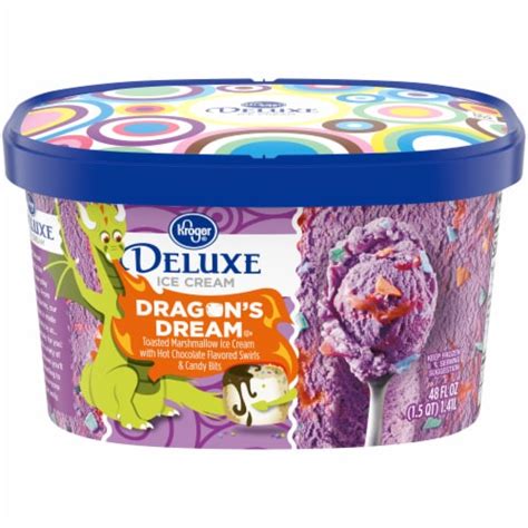 Kroger Deluxe Dragons Dream Ice Cream Tub 48 Oz Kroger