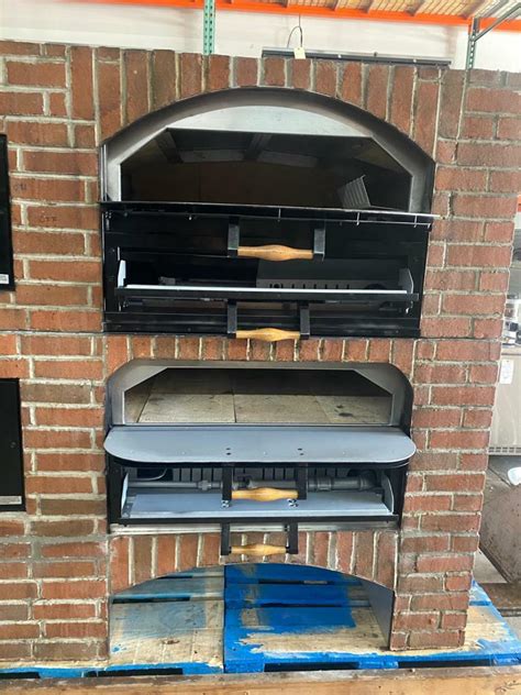 Used Marsal Mb 42 2 625 Brick Lined Pizza Oven Gas Stacked Ebay
