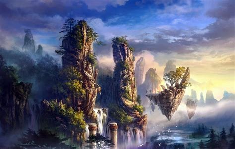 Check spelling or type a new query. nature, Landscapes, Fantasy, Art, Paintings, Trees, Forest, Jungle, Magic, Waterfall, Rivers ...