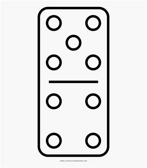 Domino Coloring Pages