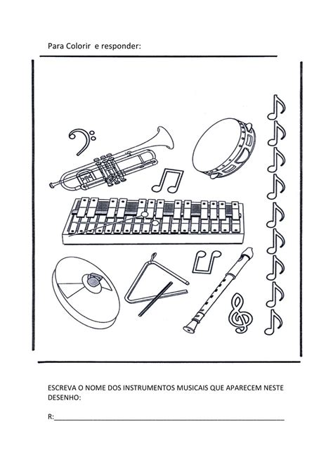 Atividades Musicais Para Imprimir