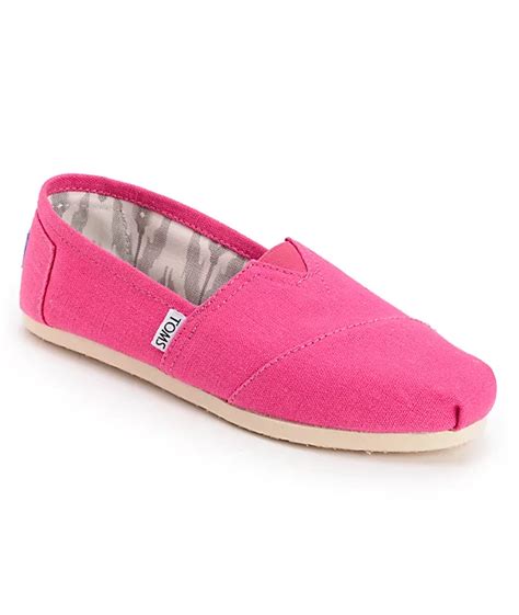 Toms Classics Earthwise Pink Vegan Womens Shoes At Zumiez Pdp