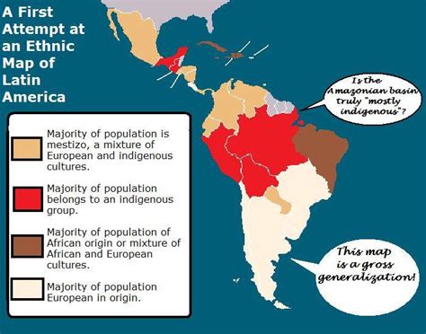 Ethnic Map Of Latin America Quiz