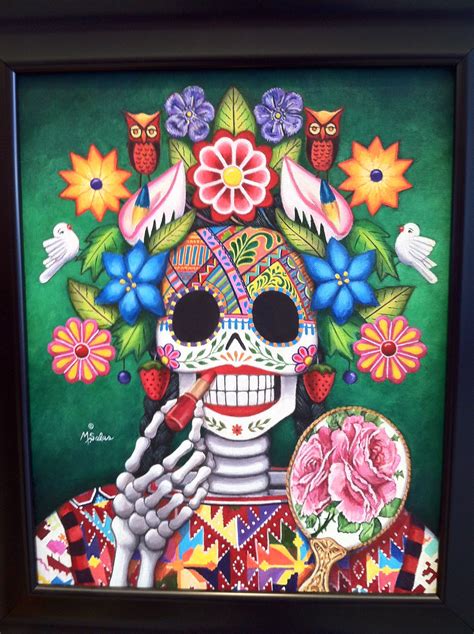 Beautiful Day Of The Dead Artwork By New Mexican Artist Broadway