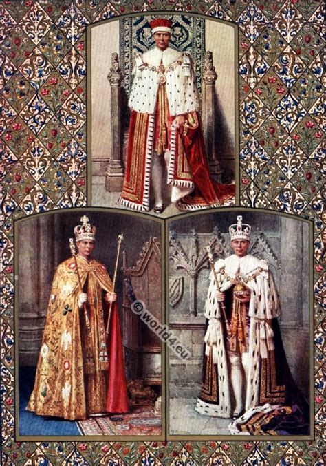 England Kings Coronation Robes Costume History