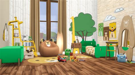 Simsational Designs Roarsome Kids Bedroom 30 New Items For Toddlers