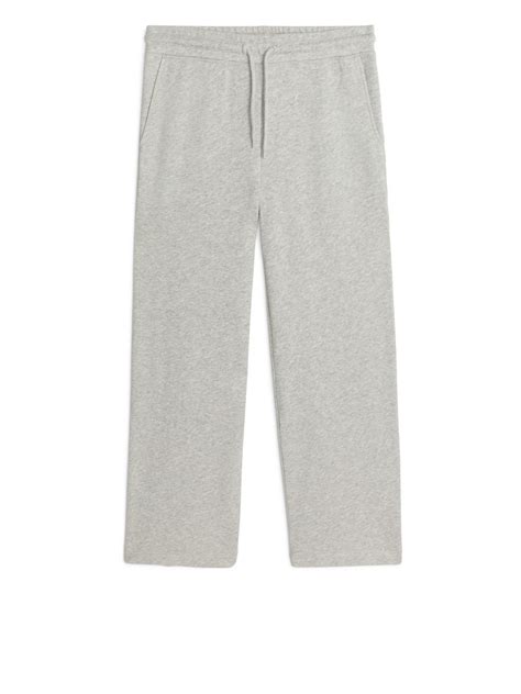 Organic Cotton Sweatpants Grey Arket Ww