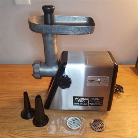 Waring Pro Professional Electric Meat Grinder Model Mg100 Complete