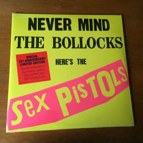 Sex Pistols Never Mind The Bollocks 35th Anniversary Pink