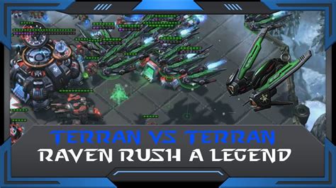 Starcraft 2 Ruff Highlight Raven Rush A Legend Youtube