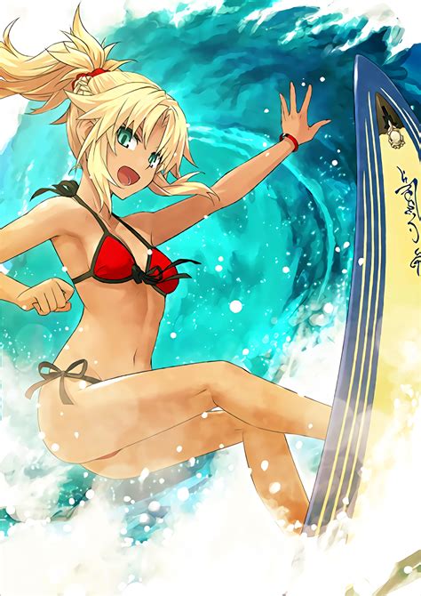 Fate Stay Night Servants Rider Mordred Swimsuit Edition