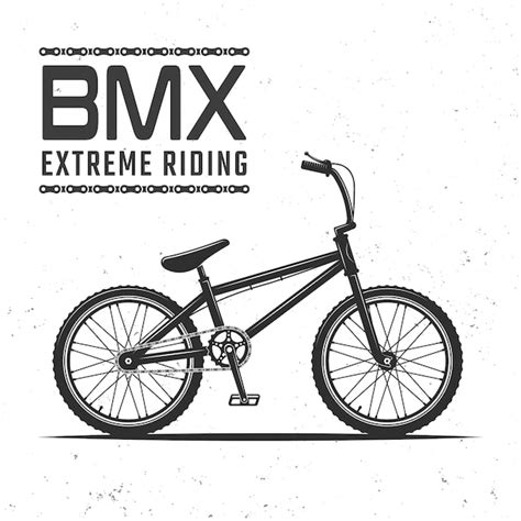 Premium Vector Bmx Bicycle For Extreme Sport Riding Vector Illustration