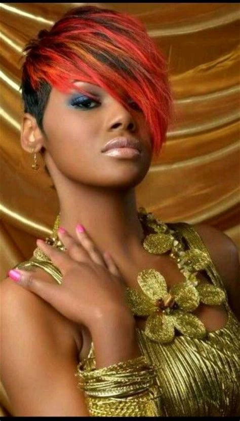 Haircuts For Black Women I Wouldnt Wear All Of This Color But Its