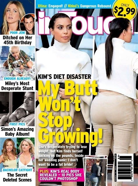 I Got My Butt Wont Stop Growing What Tabloid Headline Are You Kim