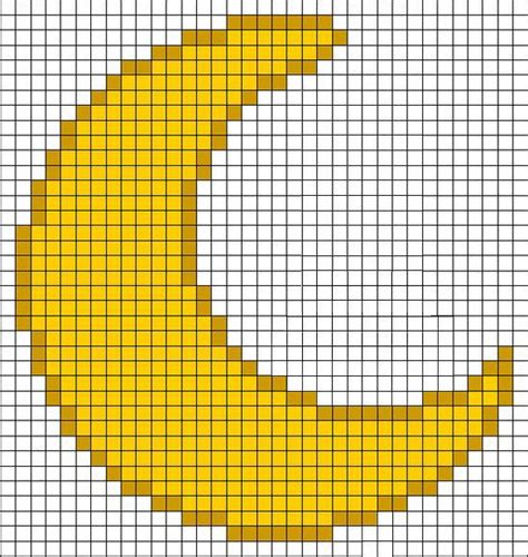 Moon Grid Pixel Art With Images Pixel Art Pixel Art Grid