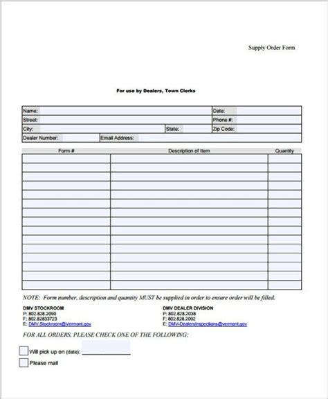 11 Customer Order Form Free And Premium Templates