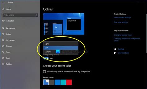 How To Enable Dark Theme Mode In Windows 10 Including Windows File