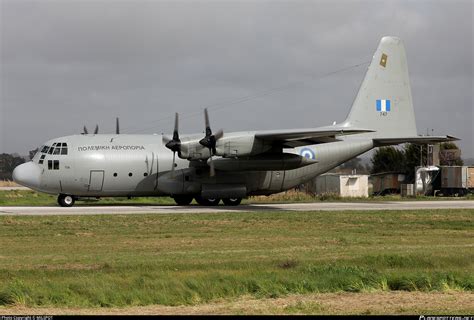 747 Hellenic Air Force Lockheed C 130h Hercules L 382 Photo By