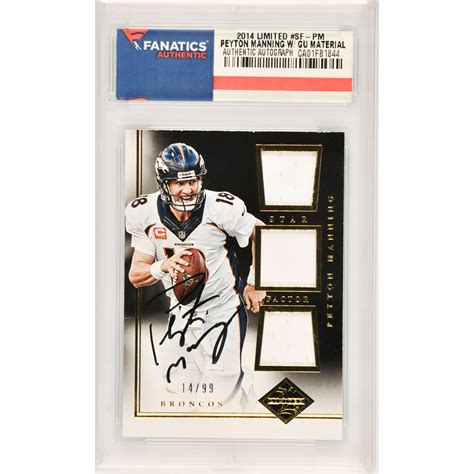 Fanatics Authentic Peyton Manning Denver Broncos Autographed 2014