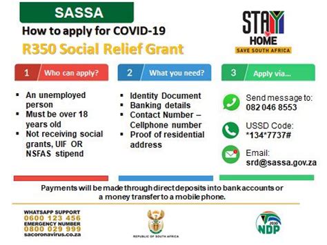 You can apply at your nearest sassa office. SASSA's Social Relief Grant is Live - Apply Now