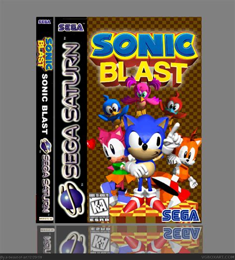 Sonic Blast Sega Saturn Box Art Cover By A Beast Of Art
