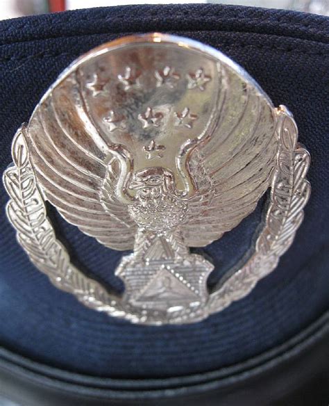 Usaf Us Air Force Enlisted Mans Visor Cap Hat By Bernard Co Size 7 18