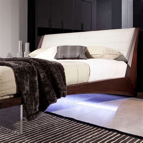 Volterra Floating Bed W Lights Queen Vig Furniture Touch Of Modern