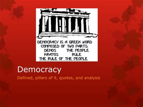 Ppt Democracy Powerpoint Presentation Free Download Id6967029