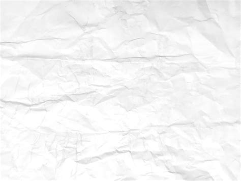 White Crinkled Paper Texture Background And Glued Paper Wrinkled Effect