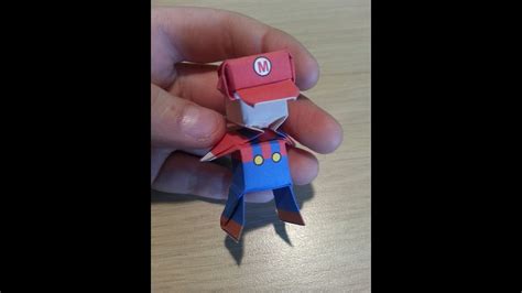 Origami Mario Designed By Jo Nakashima Not A Tutorial Youtube