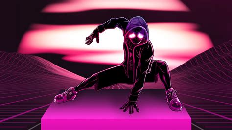 Neon Spider Man 4k Hd Vaporwave Wallpapers Hd Wallpapers
