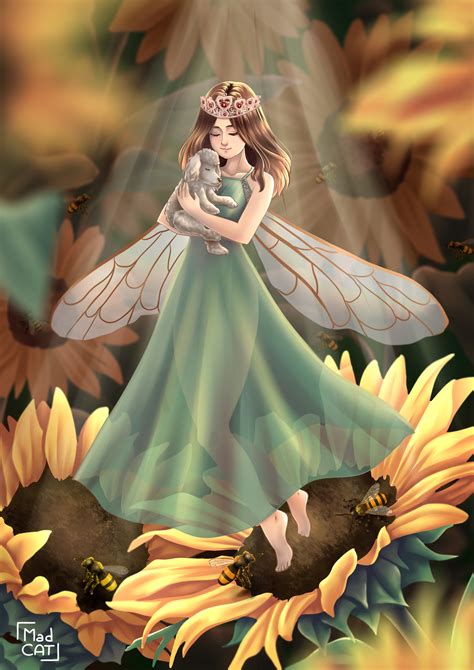 Artstation Sunflower Fairy