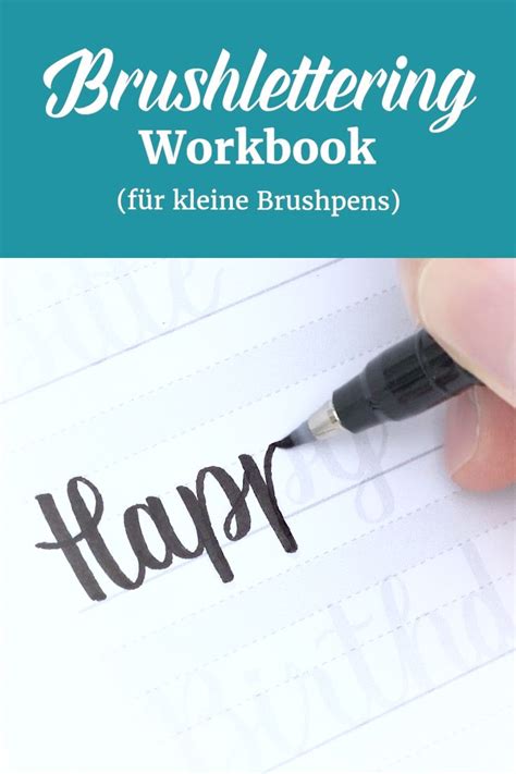 Handlettering mit dem brushpen von chris campe. Brushlettering Workbook (kleine Brushpens) - Effektiv Handlettering lernen Video | Lettering ...
