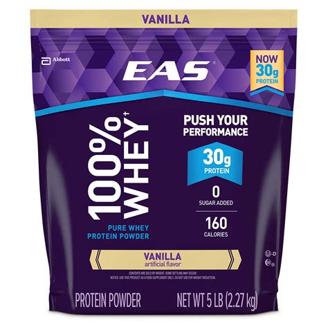 Eas 100 Vanilla Whey Protein Powder 5 Lbs Bjs Wholesale Club