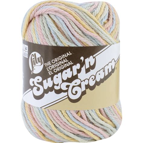 Lily The Original Sugarn Cream Yarn 95 Yd