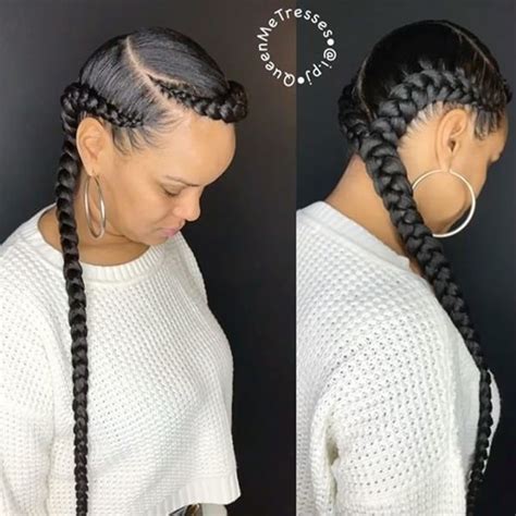 The popular trends for black braided hairstyles. 79 Gorgeous Feed in Braid Hairstyles to Choose From