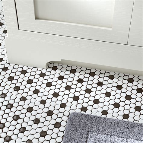 Merola Tile Metro Hex 09 X 09 Porcelain Honeycomb Mosaic Wall