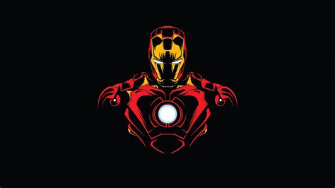 X Iron Man Minimalist X Resolution Wallpaper HD Superheroes K Wallpapers