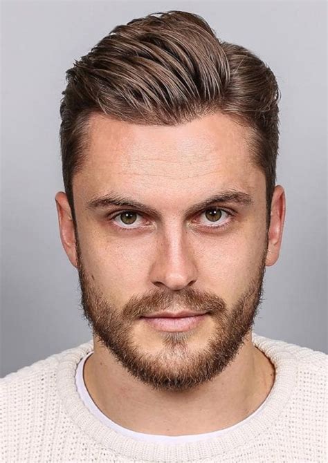 Short haircuts for men with receding hairline will help minimize the difference between the hairy and bald areas in your crown and this example is suited for those who want a colorful hairstyle even though the length is. Top 33 Elegant Haircuts for Guys With Square Faces