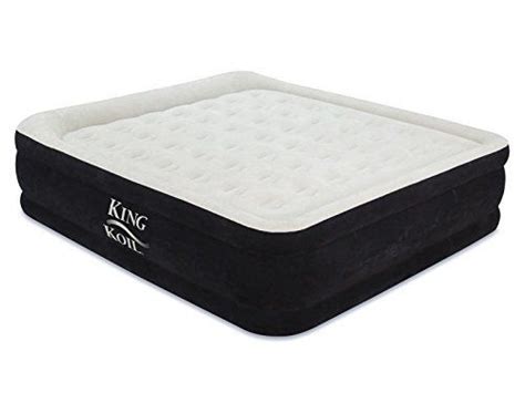 King Koil California King Luxury Raised Airbed With Built In 120v Ac High Capacity Internal Pump
