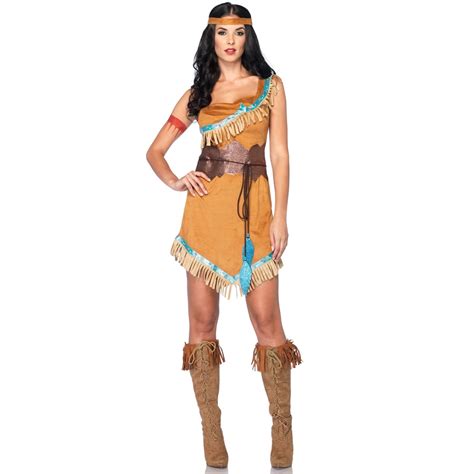 Pocahontas Adult Womens Sexy Costume Disney Princess Native American